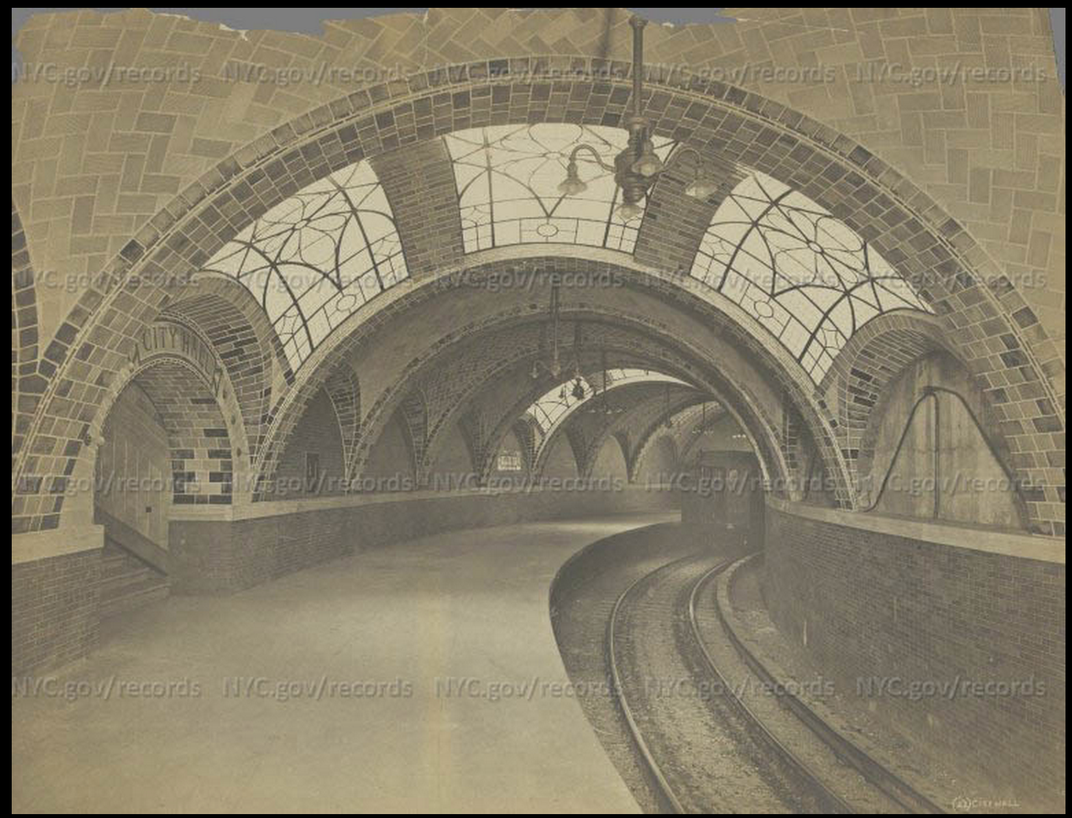 The original City Hall subway station, 1904.